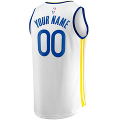 NBA Golden State Warriors Youth Fast Break Replica Custom Jersey sale - Association Editi- White