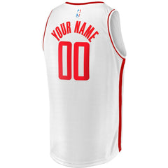 NBA Houston Rockets Youth Fast Break Replica Custom Jersey - Association Edition - White
