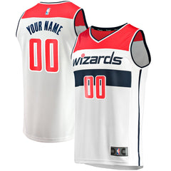 NBA Washington Wizards Youth Fast Break Replica Custom Jersey - Association Edition - White