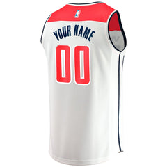 NBA Washington Wizards Youth Fast Break Replica Custom Jersey - Association Edition - White