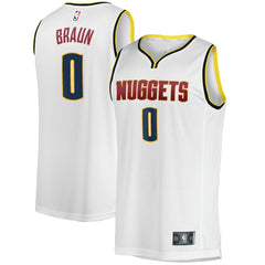 NBA Christian Braun Denver Nuggets Fast Break Player Jersey sale - Association Editi- White