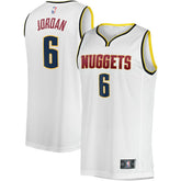 NBA DeAndre Jordan Denver Nuggets Fast Break Player Jersey sale - Association Editi- White