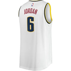 NBA DeAndre Jordan Denver Nuggets Fast Break Player Jersey sale - Association Editi- White