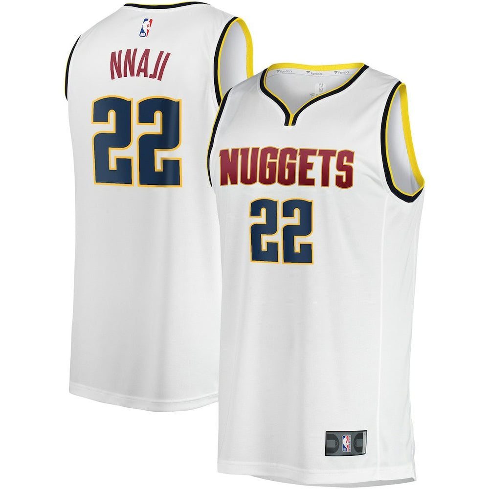 NBA Zeke Nnaji Denver Nuggets Fast Break Player Jersey sale - Association Editi- White
