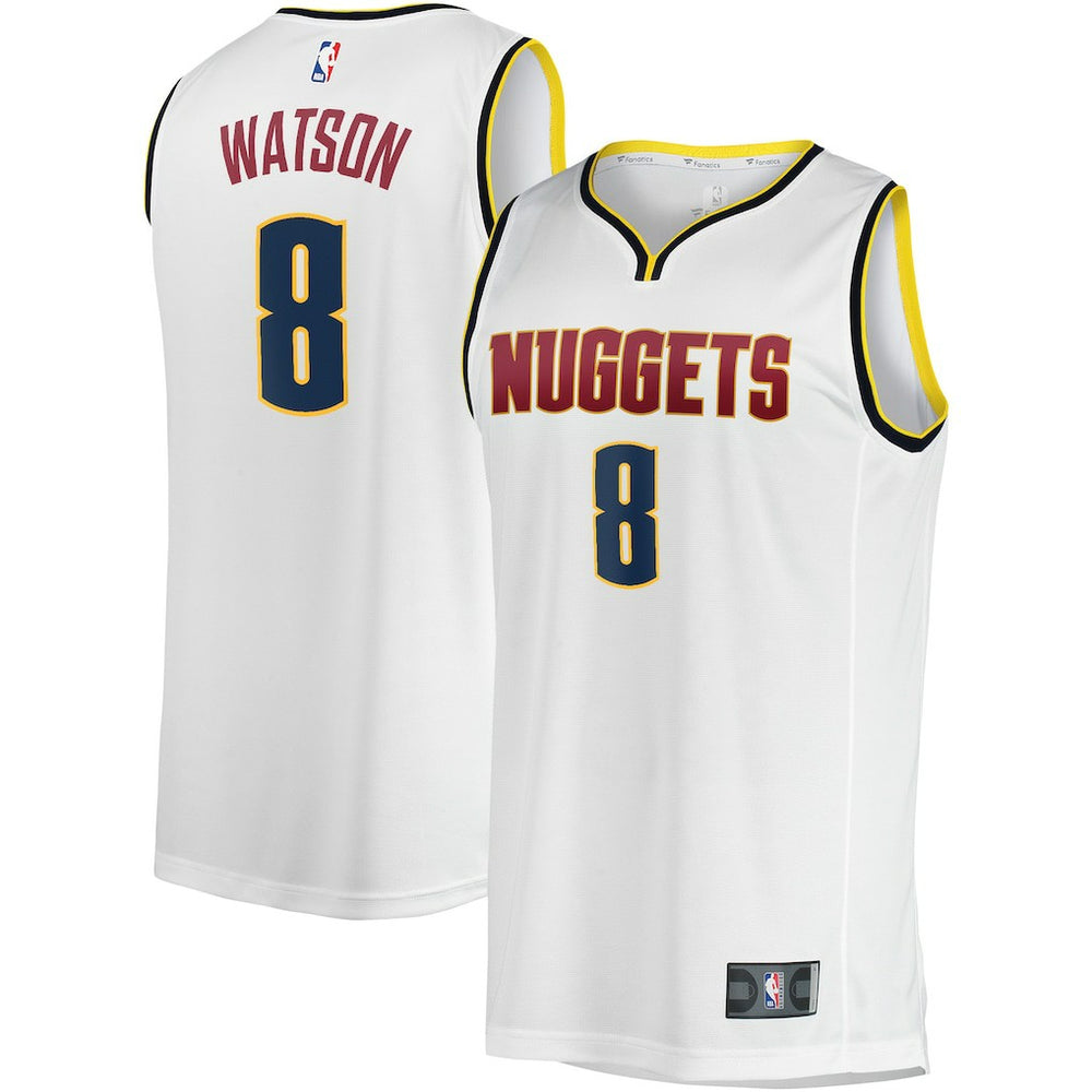 NBA Peyton Watson Denver Nuggets Fast Break Player Jersey sale - Association Editi- White