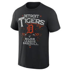 Detroit Tigers Darius Rucker Collection by Fanatics Beach Splatter T-Shirt - Black T-shirts
