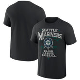 Seattle Mariners Darius Rucker Collection by Fanatics Beach Splatter T-Shirt - Black T-shirts