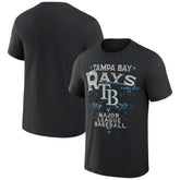 Tampa Bay Rays Darius Rucker Collection by Fanatics Beach Splatter T-Shirt - Black T-shirts