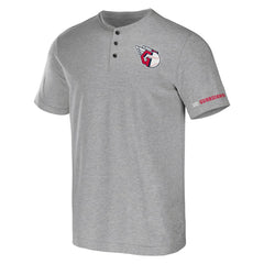 Cleveland Guardians Darius Rucker Collection by Fanatics Henley T-Shirt - Heather Gray T-shirts
