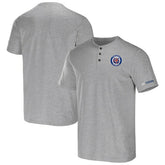Detroit Tigers Darius Rucker Collection by Fanatics Henley T-Shirt - Heather Gray T-shirts