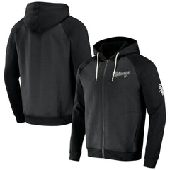 Chicago White Sox Darius Rucker Collection by Fanatics Raglan Full-Zip Hoodie - Black Hoodies