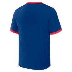 Texas Rangers Darius Rucker Collection by Fanatics Two-Way Ringer Reversible T-Shirt - Royal/Red T-shirts