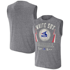 Chicago White Sox Darius Rucker Collection by Fanatics Relaxed-Fit Muscle Tank Top - Charcoal Tanks