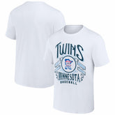 Minnesota Twins Darius Rucker Collection by Fanatics Distressed Rock T-Shirt - White T-shirts