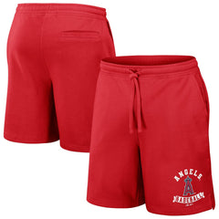 Los Angeles Angels Darius Rucker Collection by Fanatics Team Color Shorts - Red Shorts