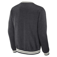 Atlanta Braves Darius Rucker Collection by Fanatics Vintage Pullover Sweatshirt - Heather Charcoal Pullover