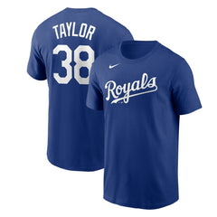 Josh Taylor Kansas City Royals Nike Name & Number T-Shirt - Royal T-shirts