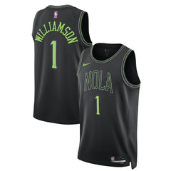 NBA Zion Williamson New Orleans Pelicans Unisex 2025/26 Swingman Jersey - Black - City Edition