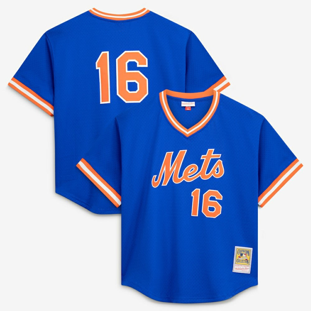 MLB Dwight Gooden New York Mets Mitchell & Ness Authentic Batting Practice Jersey - Royal