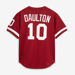 MLB Darren Daulton Philadelphia Phillies Mitchell & Ness Authentic Batting Practice Jersey - Scarlet