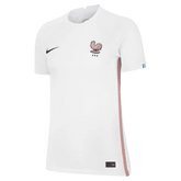 Nike France Women's EC22 Away Soccer Jersey - White-Pink Glaze