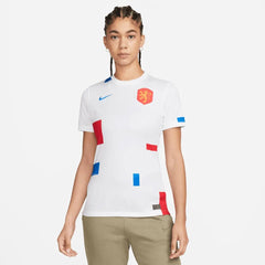 Nike Netherlands Women's EC22 Away Soccer Jersey - White-Soar