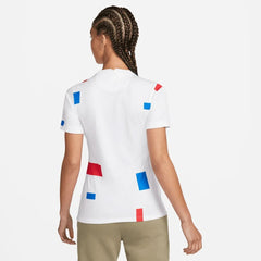 Nike Netherlands Women's EC22 Away Soccer Jersey - White-Soar
