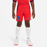 Nike 2022-23 England Youth Away Soccer Short Red-Blue Void