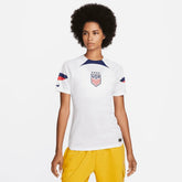 Nike 2022-23 USA Women's Home 4 Star Soccer Jersey White-Hyper Blue