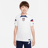 Nike 2022-23 USA Home Youth Soccer Jersey White-Loyal Blue