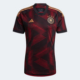 Adidas 2022-23 Germany Away Soccer Jersey Black