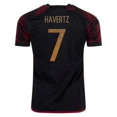 Adidas 2022-23 Germany Away Soccer Jersey Black