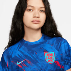 Nike 2022-23 England Women's Training Pre-Match Soccer Jersey - Blue