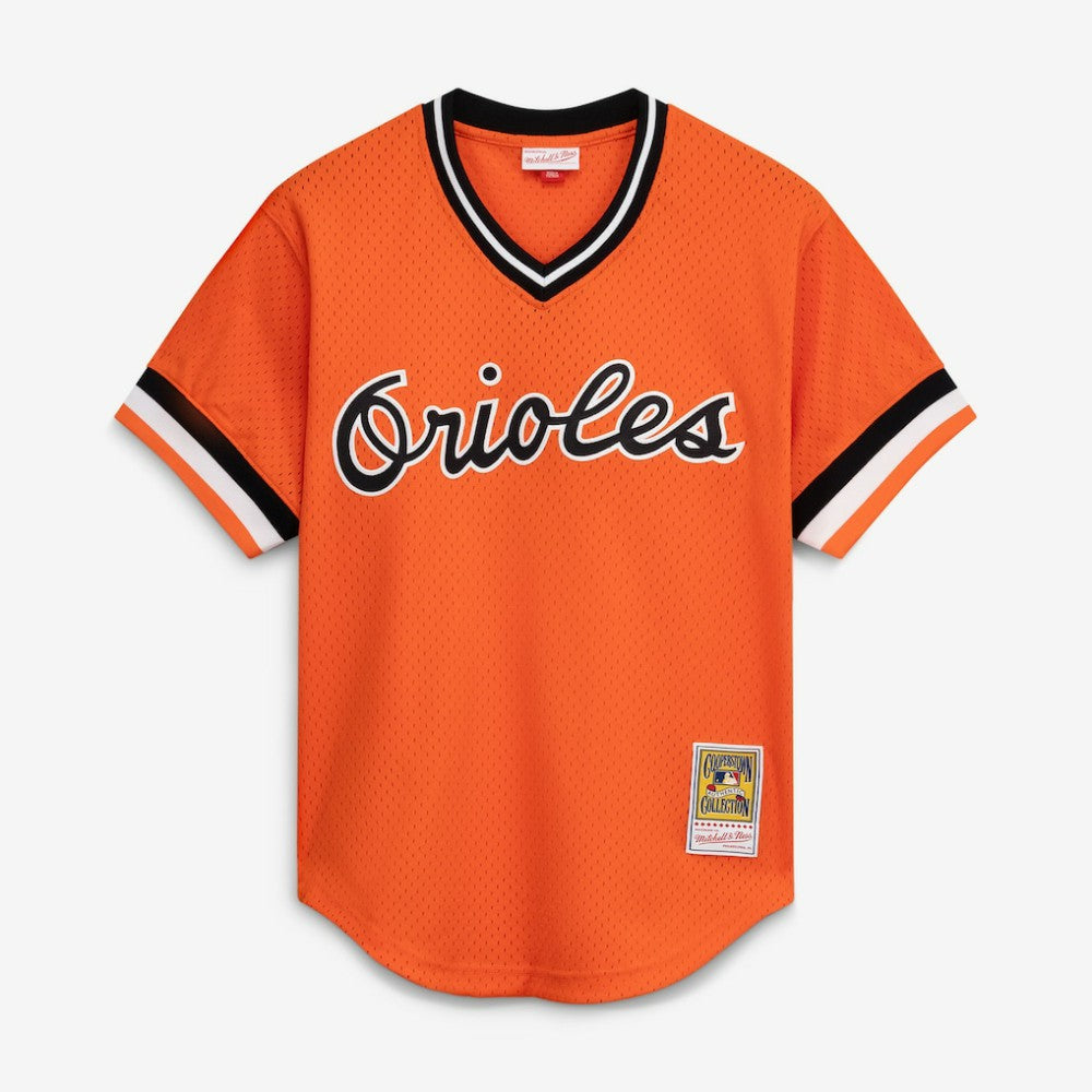 MLB Cal Ripken Jr. Baltimore Orioles Mitchell & Ness Authentic Batting Practice Jersey - Orange