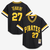 MLB Kent Tekulve Pittsburgh Pirates Mitchell & Ness Authentic Batting Practice Jersey - Black