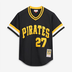 Kent Tekulve Pittsburgh Pirates Mitchell & Ness Authentic Batting Practice Jersey - Black Jerseys