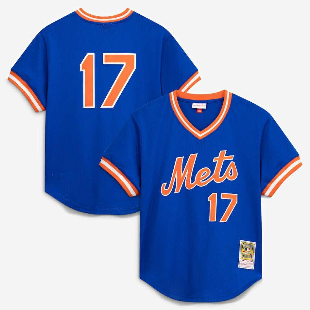 MLB Keith Hernandez New York Mets Mitchell & Ness Authentic Batting Practice Jersey - Royal