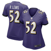 NFL Ray Lewis Baltimore Ravens Women's Game Jersey - Purple
