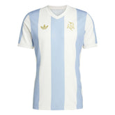 Adidas 2025 Argentina Men's 50th Anniversary Stadium Soccer Jersey Ambient Sky / Cloud White