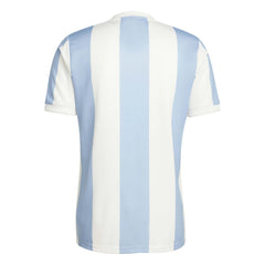 Adidas 2025 Argentina Men's 50th Anniversary Stadium Soccer Jersey Ambient Sky / Cloud White