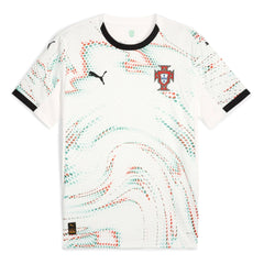 Puma 2025-26 Portugal Men's Stadium Away Soccer Jersey Puma White-Puma Black