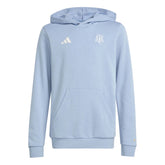 Adidas 2025-26 Argentina Youth Anniversary DNA Soccer Hoodie Ambient Sky / Cloud White
