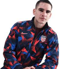 Nike 2025 USA Men's Academy Pro Anthem Jacket Obsidian/Challenge Red