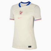 Nike 2025 France Women's Stadium Away Soccer Jersey Pale Ivory/Bright Blue/Light Madder Root