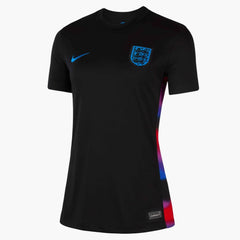Nike 2025 England Women's Stadium Away Soccer Jersey Black/Light Photo Blue