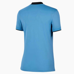 Nike 2025 Netherlands Women's Stadium Away Soccer Jersey Blue Beyond/Black
