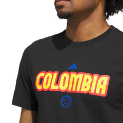 Adidas 2026 Colombia Men's World Cup HJH Tee Black