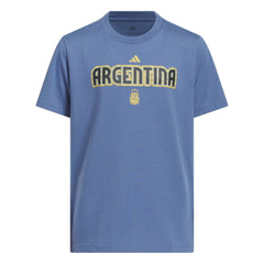 Adidas 2026 Argentina Youth World Cup HJH Tee Crew Blue