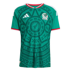 Adidas 2026 Mexico Men's Authentic Home Soccer Jersey Bold Green