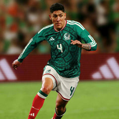 Adidas 2026 Mexico Men's Authentic Home Long-Sleeve Soccer Jersey Bold Green